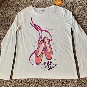 Gymboree Let’s Dance Long sleeved Shirt XL 14 NWT!